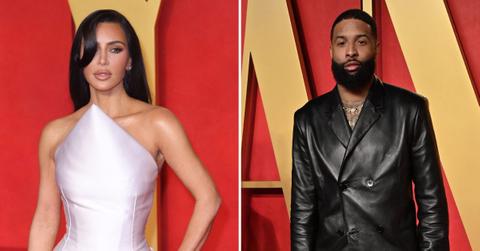 kim kardashian rumored boyfriend odell beckham jr touching oscars party