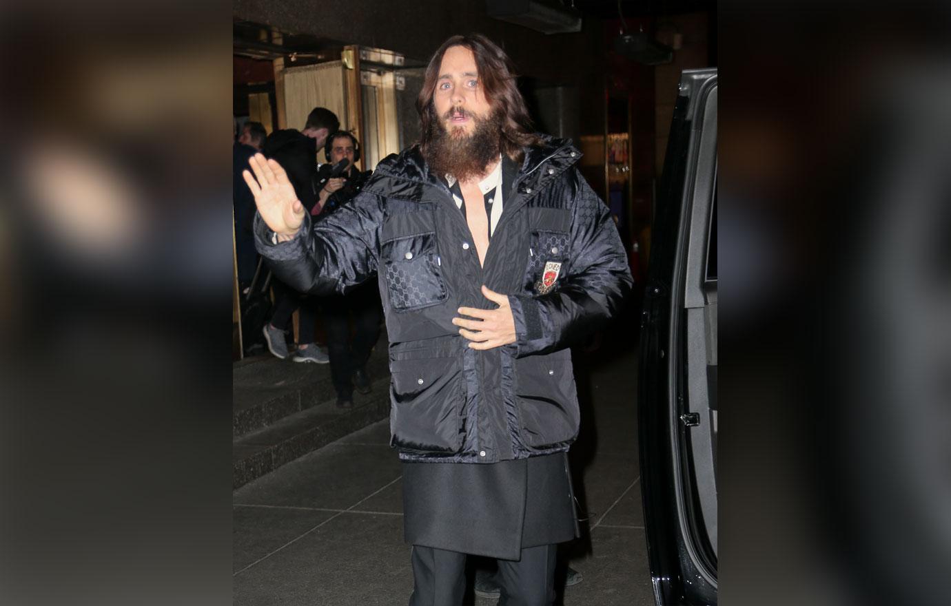 Jared Leto seen leaving Radio City Music Hall in NYC