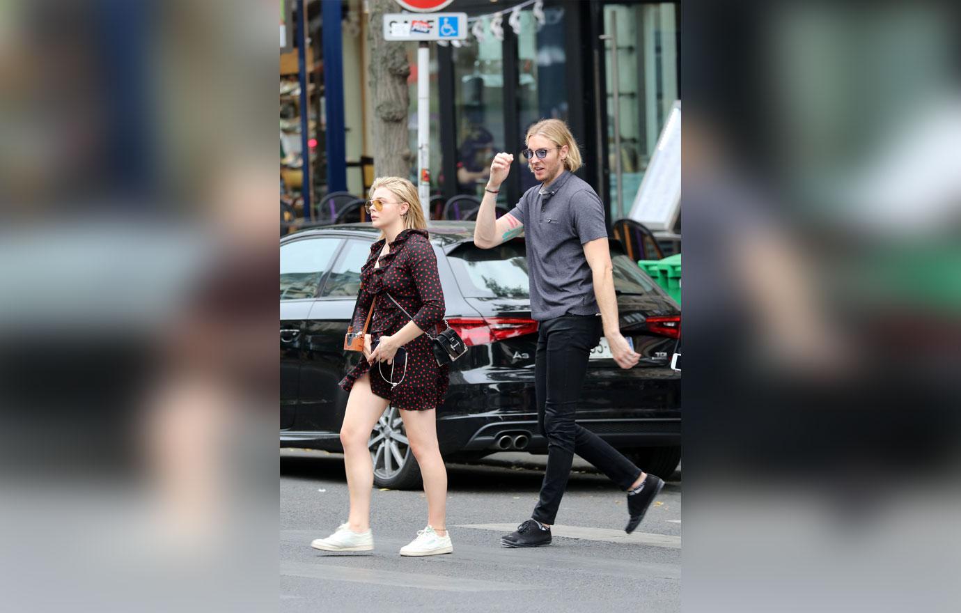 EXCLUSIVE: Chloe Moretz and her brother, Trevor in Paris