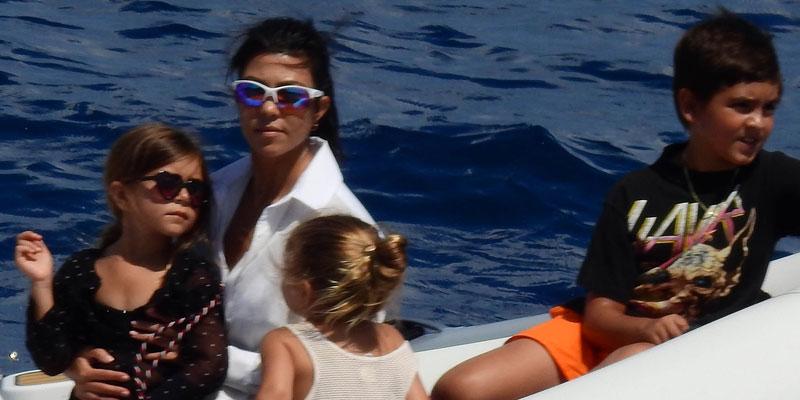 Kourtney Kardashian and kids