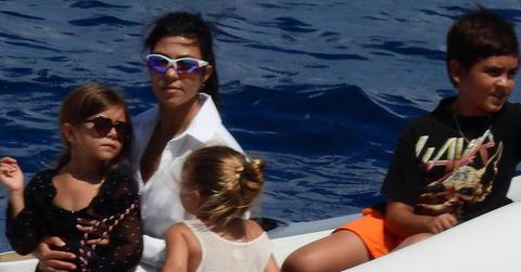 Kourtney Kardashian and kids
