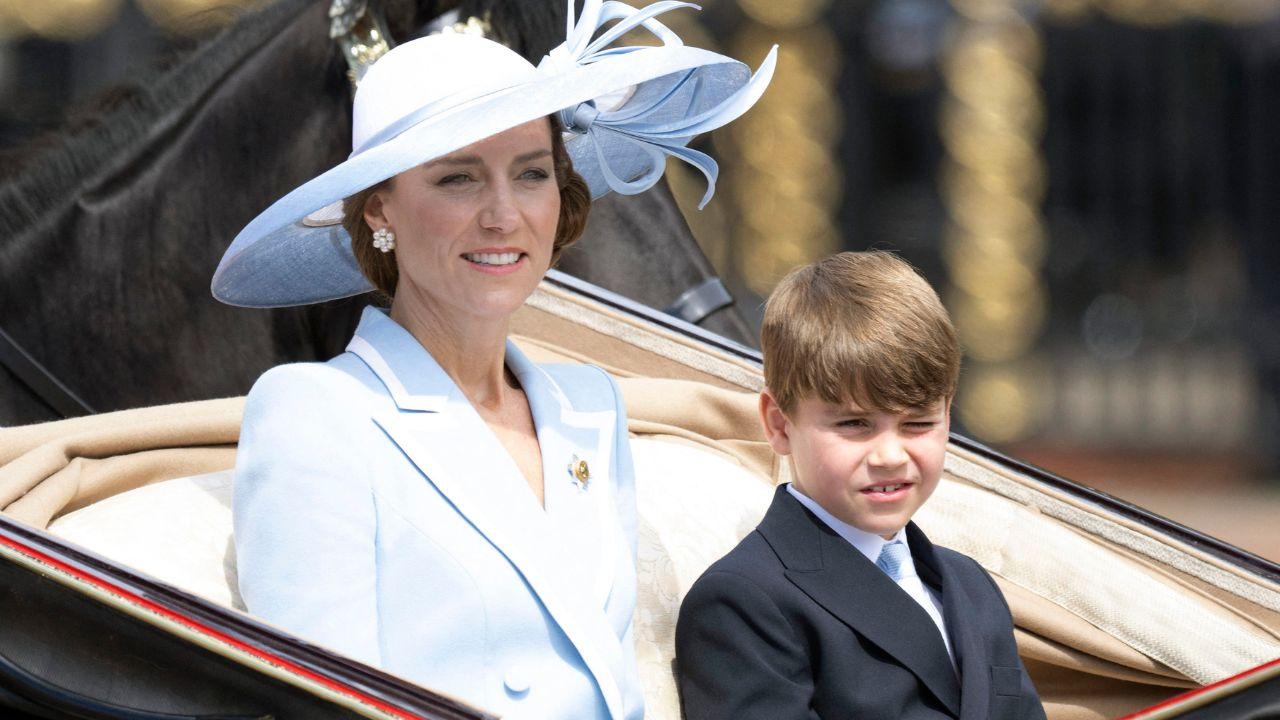 image of prince Louis and Kate Middleton