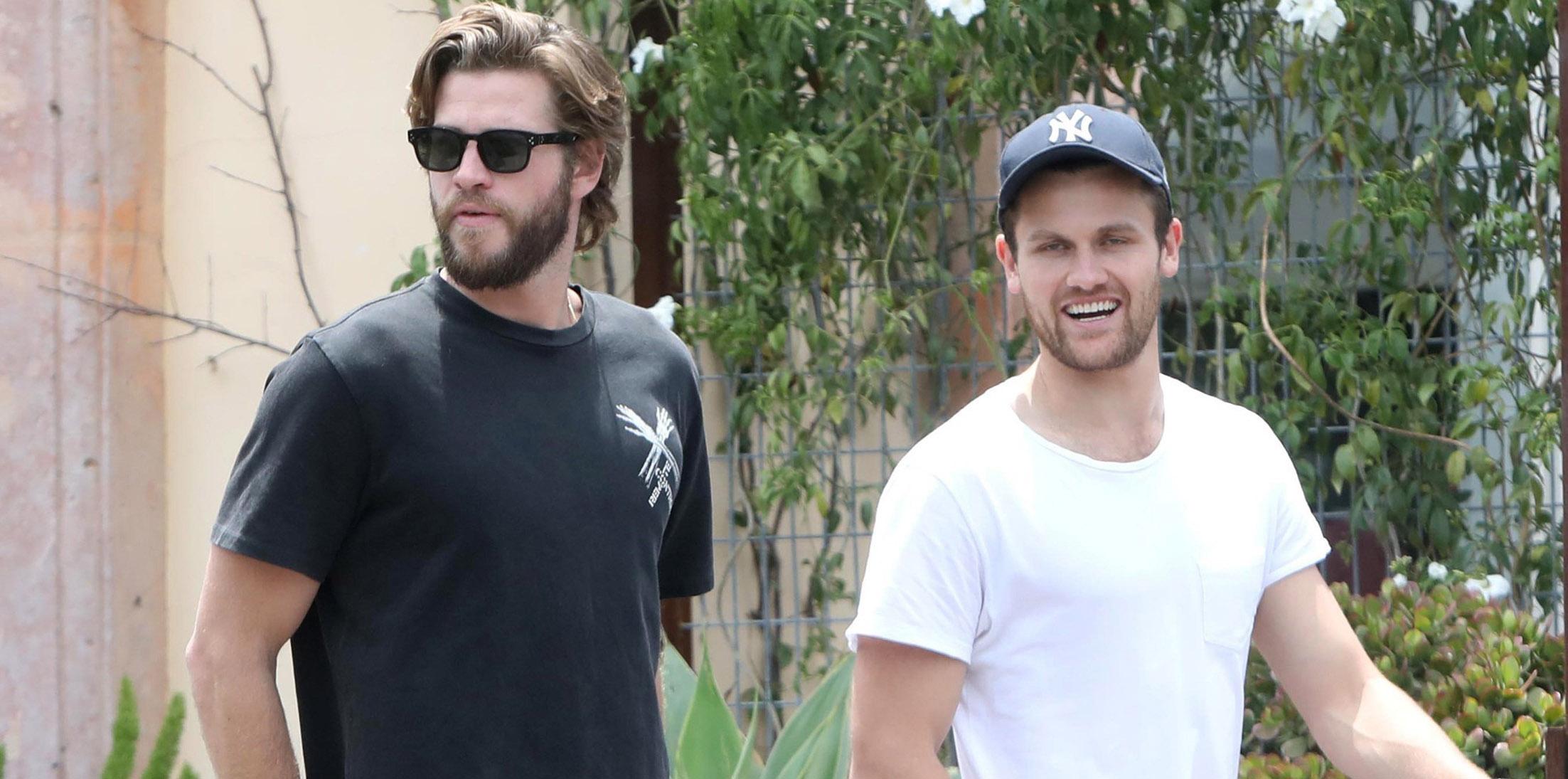 *EXCLUSIVE* Liam Hemsworth looks casual as he leaves OLO Restaurant