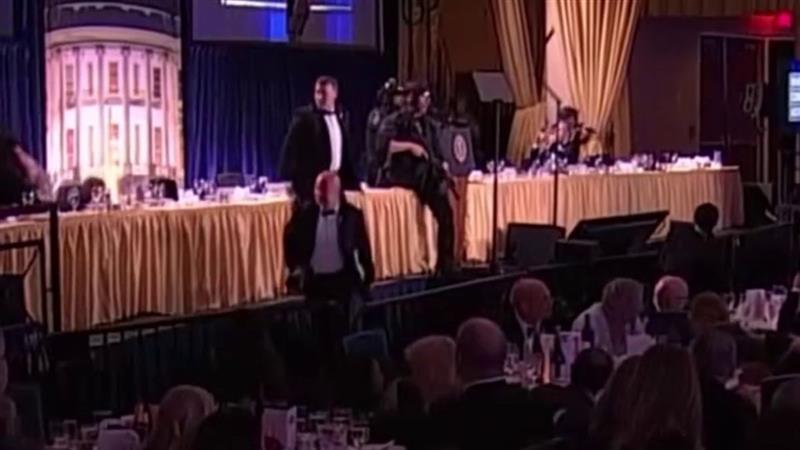 Image of Donald Trump was protected by the Secret Service.