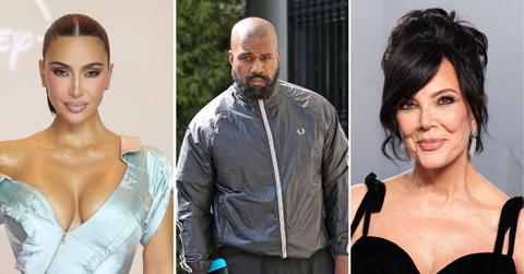 Photo of Kim Kardashian, Kanye West and Kris Jenner