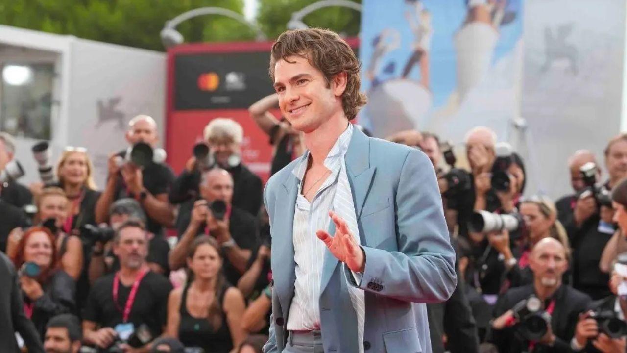 Image of Andrew Garfield admitted that phones were not 'banned' on the set of 'The Magic Faraway Tree.'