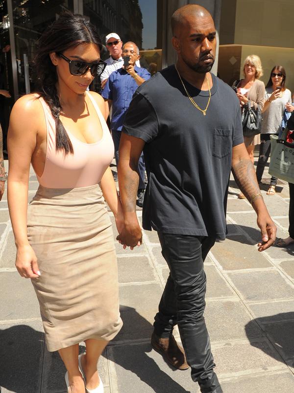 Kim and Kanye go shopping