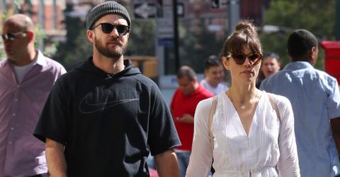 Justin Timberlake and Jessica Biel hold hands while taking a romantic stroll in NYC