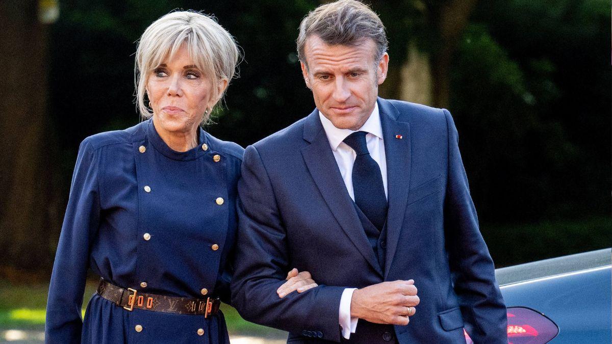 image of Brigitte and Emmanuel Macron