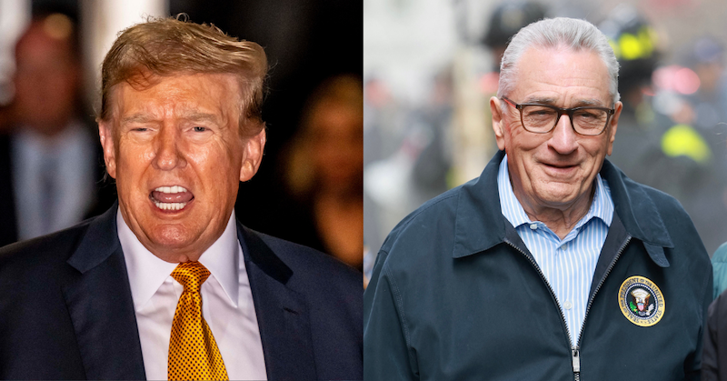 donald trump goes off robert deniro