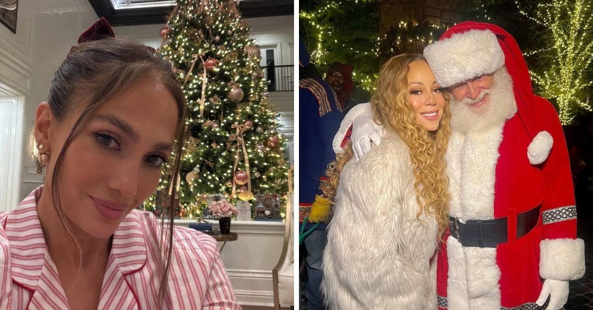 celebrities celebrating christmas  photos