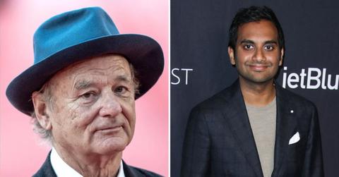 Composite photo of Bill Murray and Aziz Ansari