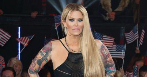 image of Jenna Jameson is embracing the Holy Spirit.
