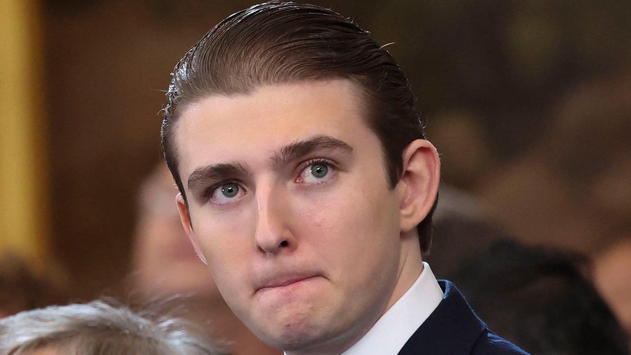 photo of Barron Trump is a student at NYU.