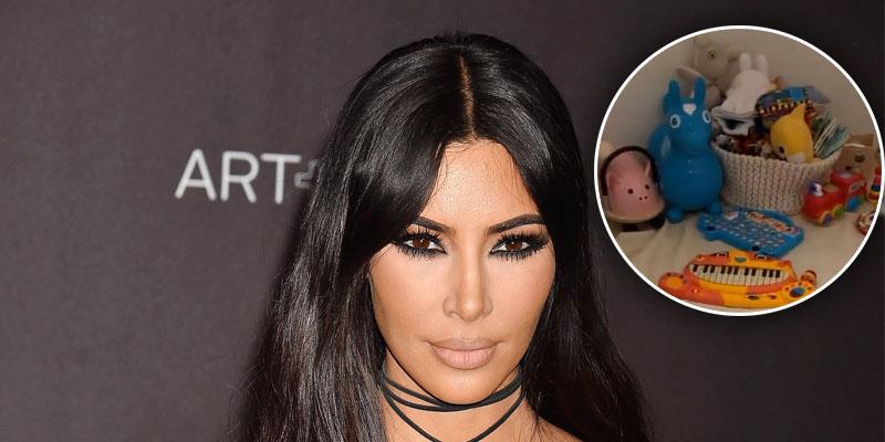 Kim Kardashian Gives Tour Of Her Kids’ Play Room