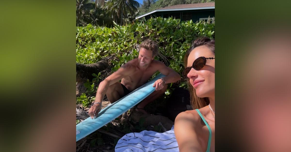 alessandra ambrosio spending holidays new boyfriend buck palmer