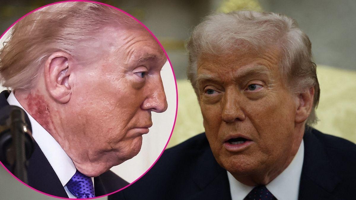 Composite photo of Donald Trump.