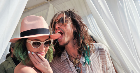 Katy Perry and Steven Tyler