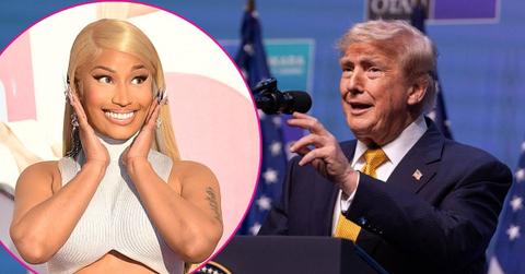 Composite photo of Nicki Minaj and Donald Trump.