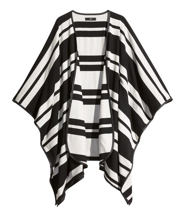 Striped cape