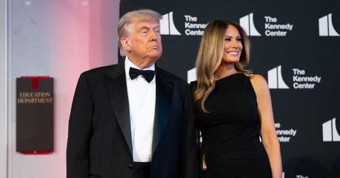 Photo of President Donald Trump and Melania