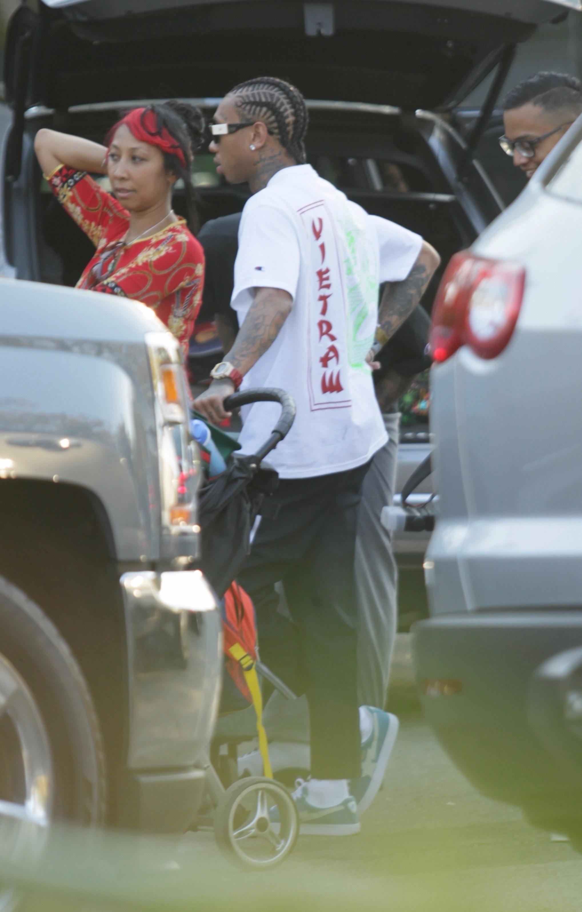 Blac Chyna takes her son King to Six Flags for his Birthday