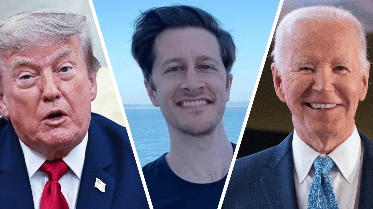 Donald Trump, David Pakman; Joe Biden 