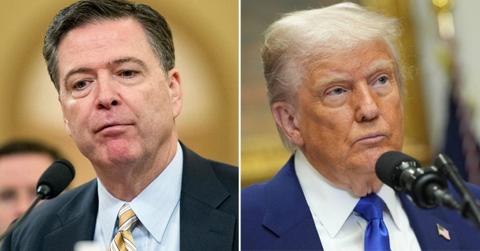 photo of James Comey and Donald Trump