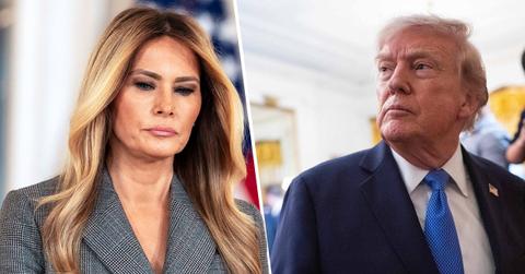 Composite photo of Melania Trump and Donald Trump.