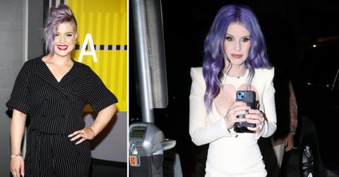Two photos of Kelly Osbourne