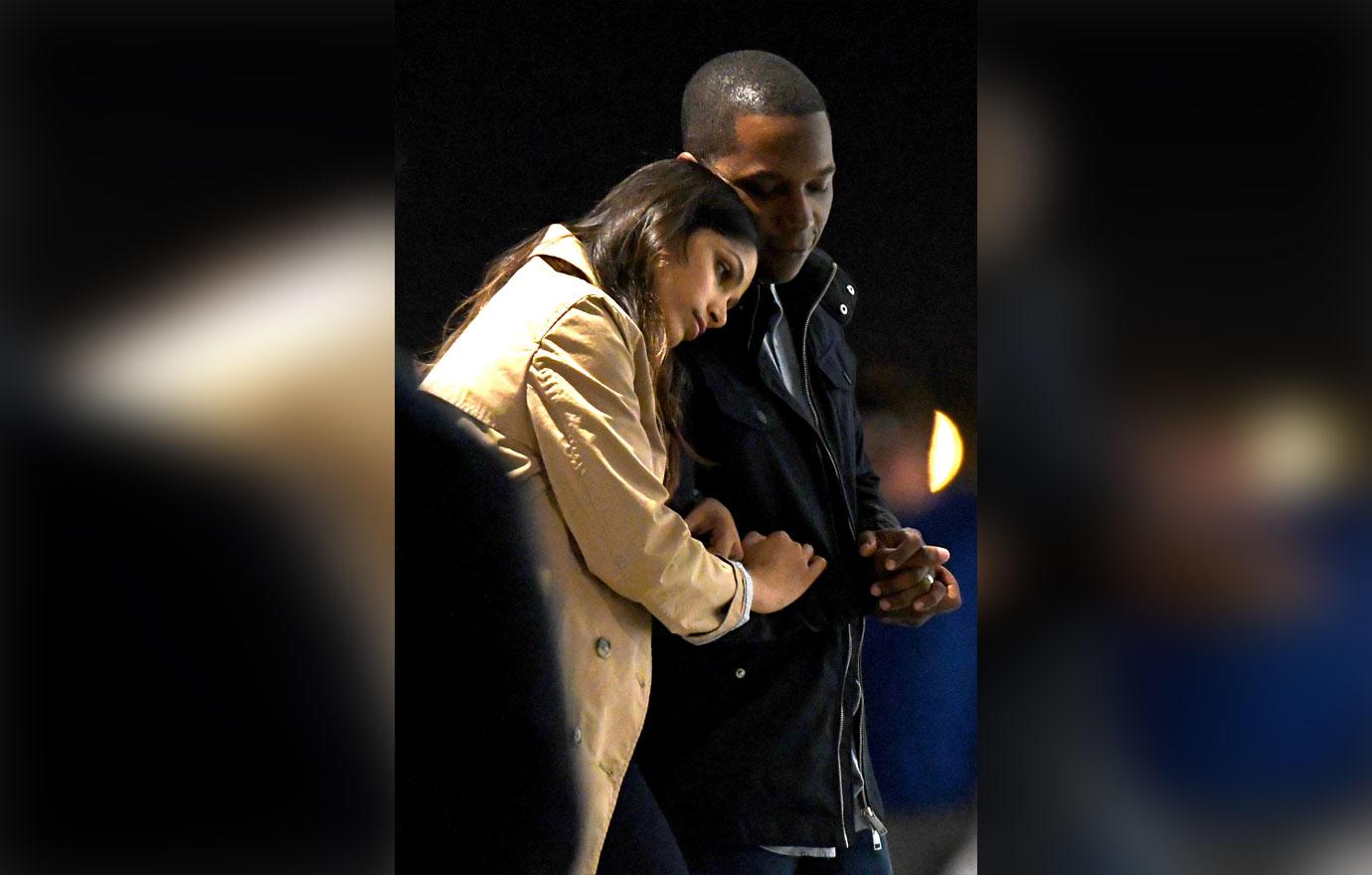 Freida pinto leslie odom jr make out while filming 1