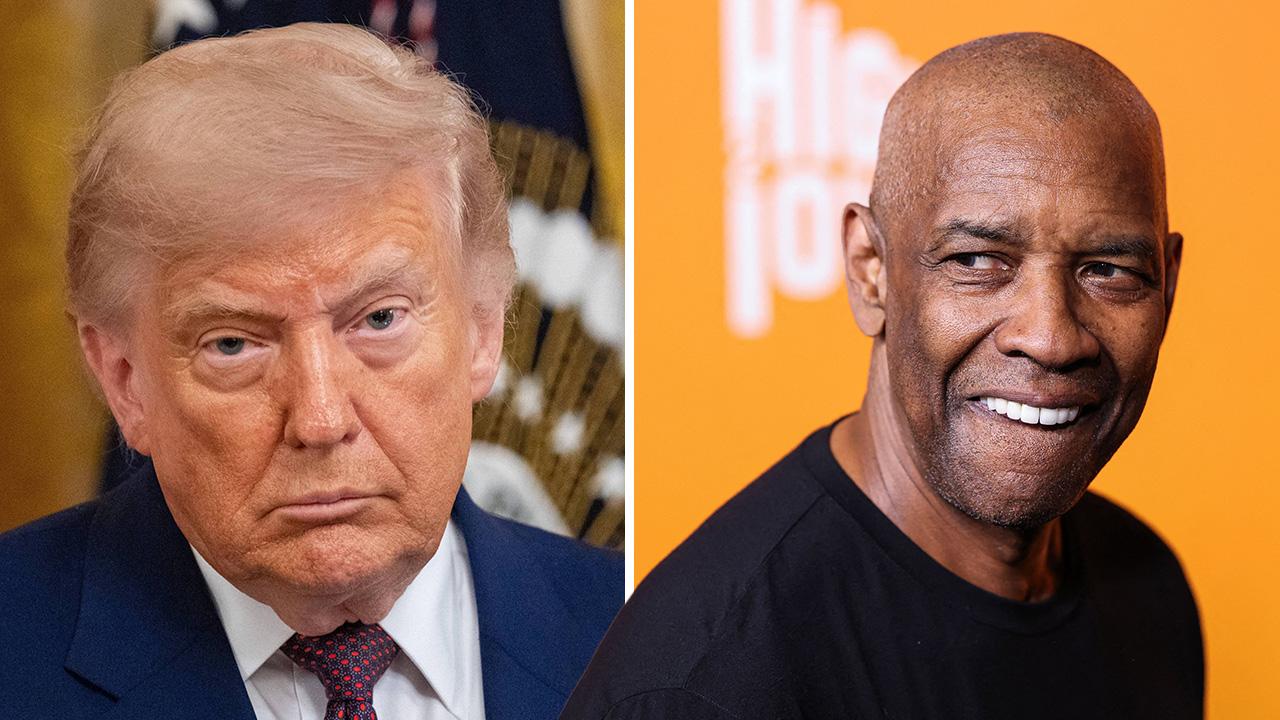 Image of Donald Trump and Denzel Washington