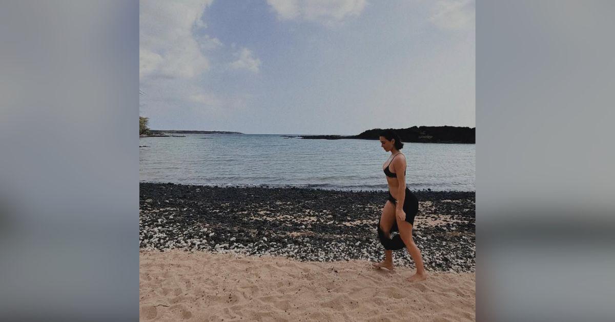 kim kardashian spills out bikini custody battle kanye west photos