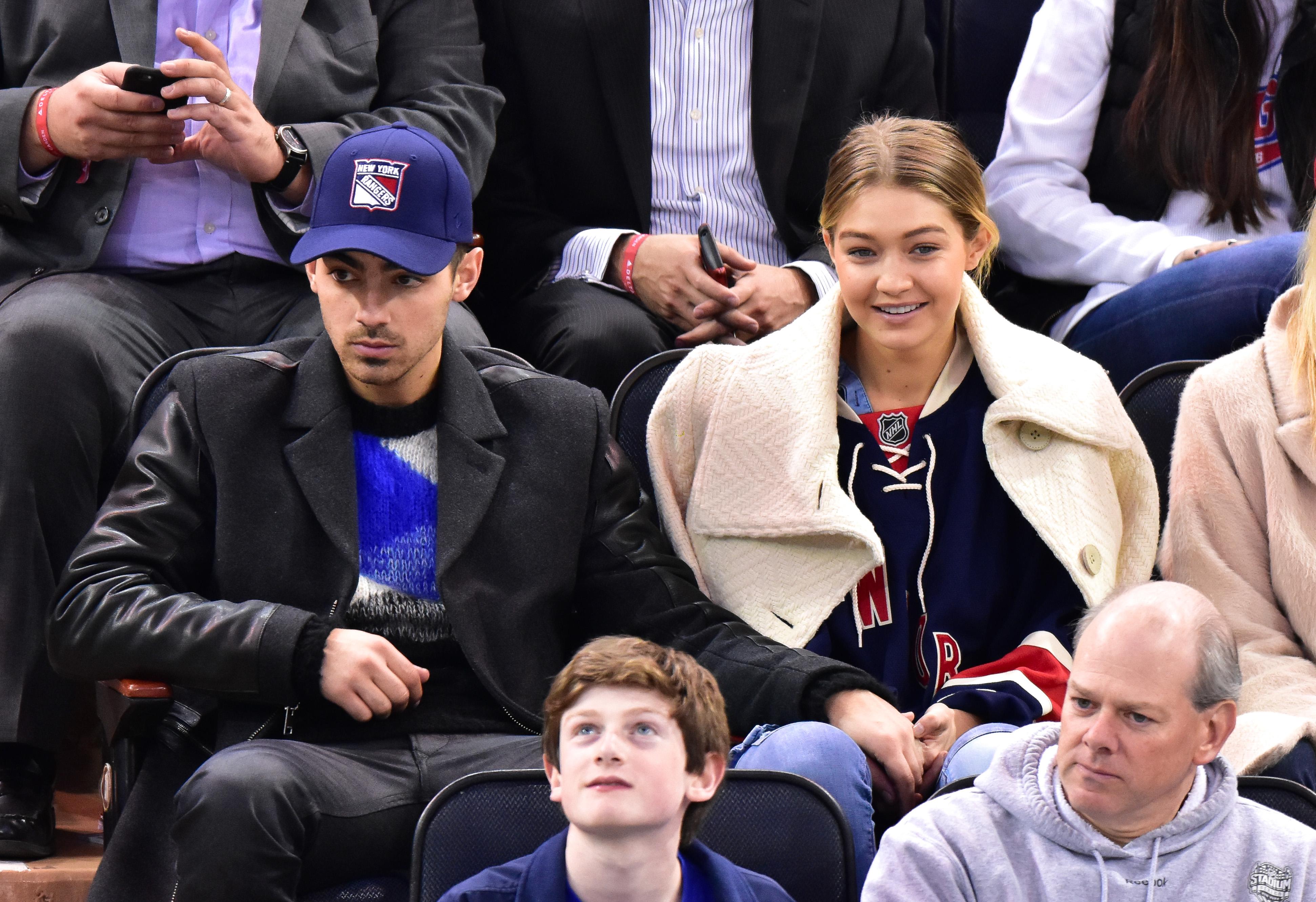 Celebrities attend San Jose Sharks vs New York Rangers game