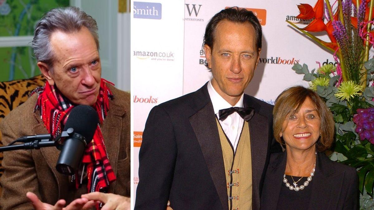 split image of Richard E. Grant / Richard E. Grant and Joan Washington