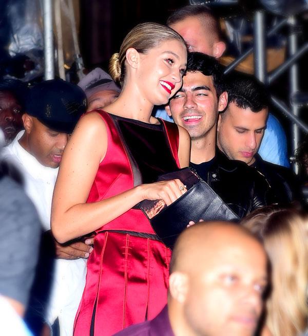 gigi hadid joe jonas dating pda fashion week party