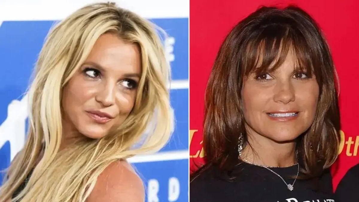 Split photo of Britney Spears and Lynne Spears.