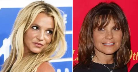 Split photo of Britney Spears and Lynne Spears.