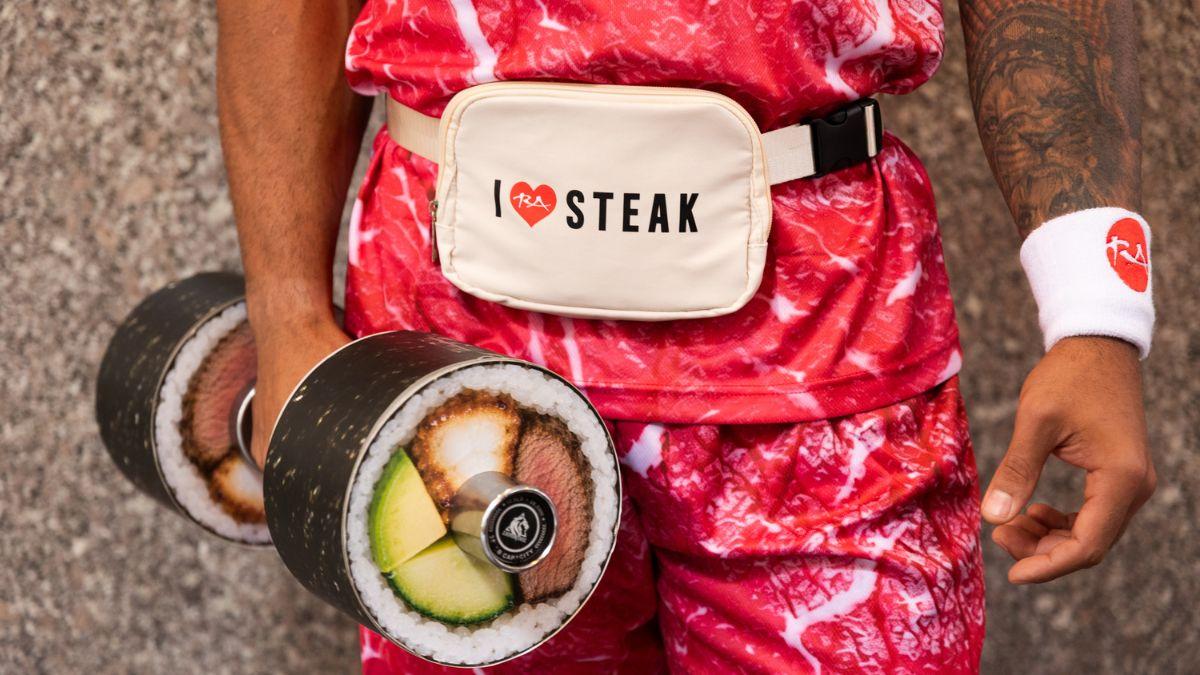 fanatics took over times square for ra steak sushis big reveal