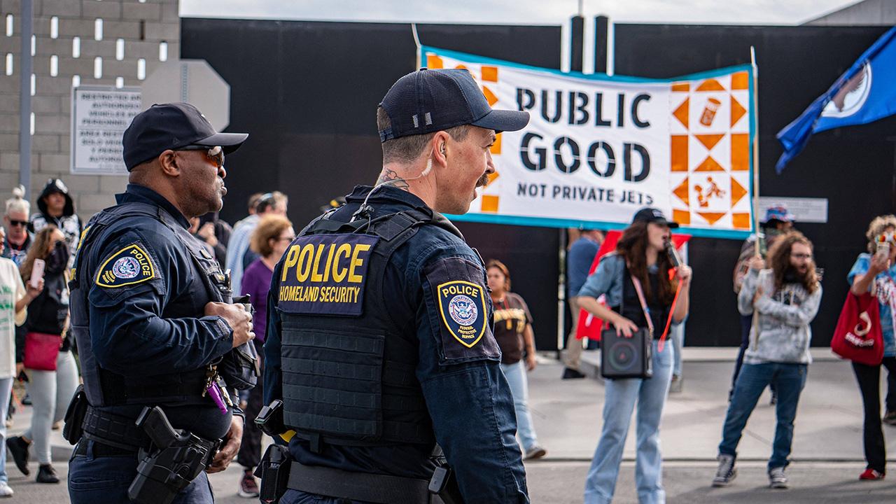 Image of Civil rights advocates are condemning the surveillance campaign, warning it could weaponize counterterrorism tools and chill First Amendment protections.