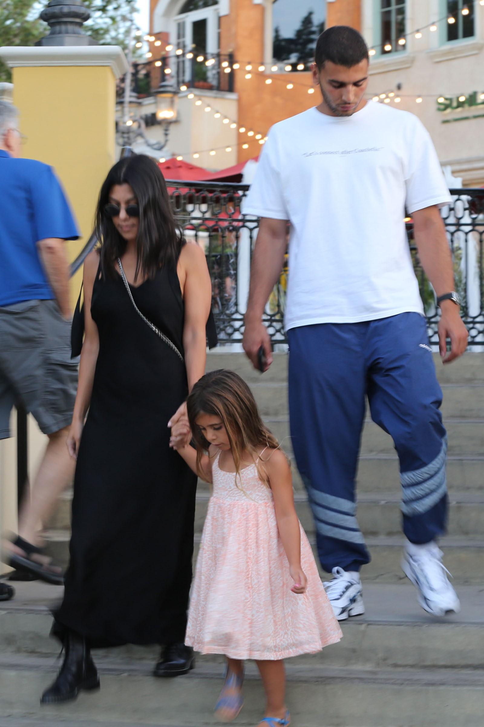 Kourtney and Younes take penelope to dinner