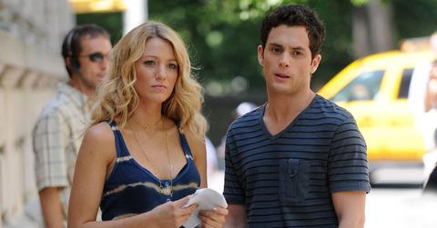 Photo of Blake Lively and Penn Badgley.