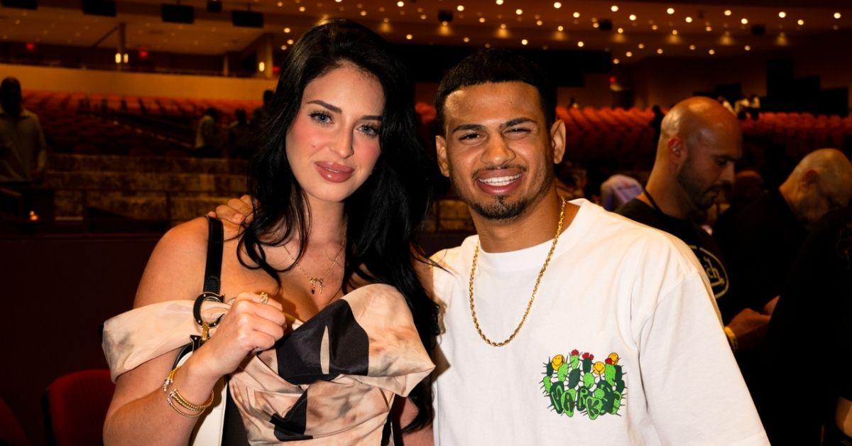 Camilla Araujo pictured next to Rolly Romero.