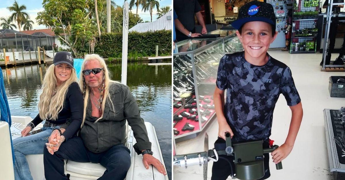 Photo of Dog the Bounty Hunter, Francie and Anthony.