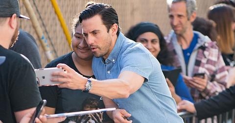 Milo ventimiglia selfies fans jimmy kimmel live main