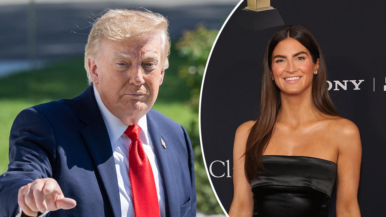 Image of Donald Trump was not happy with Kaitlan Collins' line of questioning over his dealings in Russia.