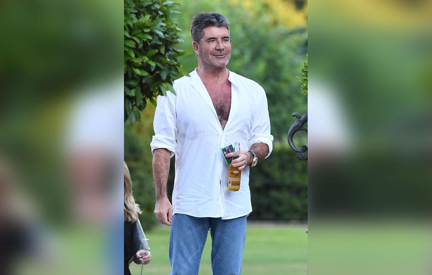 Mel b simon cowell altercation