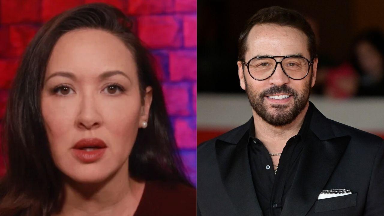Split image of Kim Iversen and Jeremy Piven.