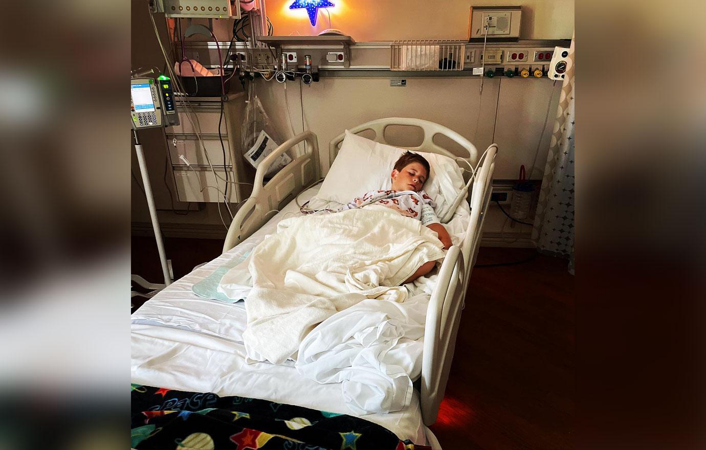 christina hall son brayden emergency appendectomy