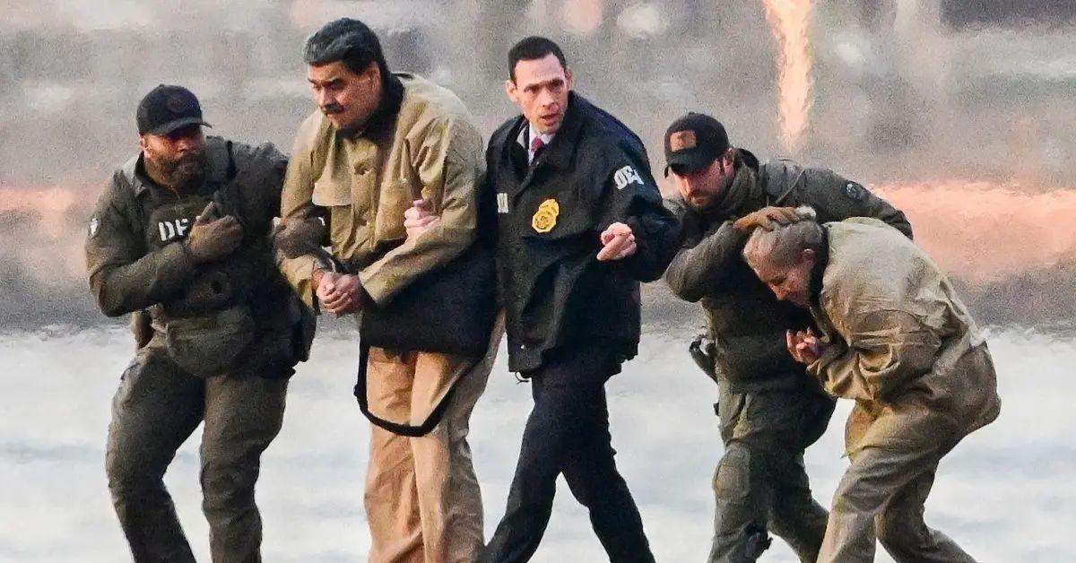 image of President Nicolás Maduro and his wife were captured and brought to the U.S. on Saturday, January 3.